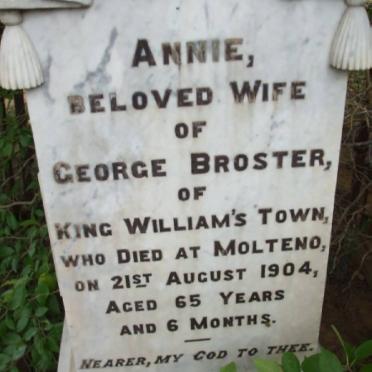BROSTER Annie -1904