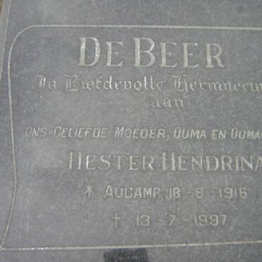 BEER Johannes Matthys, de 1913-1984 &amp; Hester Hendrina AUCAMP 1916-1997