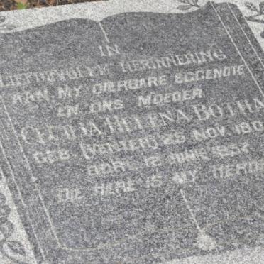 BOTHA Cecilia Helena nee VENTER 1806-195?
