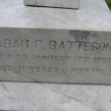 BATTESON Sarah P -1895