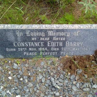 BARRY Constance Edith 1894-1967
