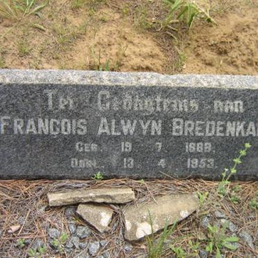 BREDENKAMP Francois Alwyn 1888-1953