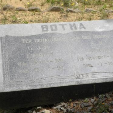 BOTHA G. 18?1-1961 &amp; ? VENTER 1885-1945