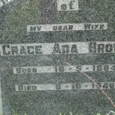 BROWN Grace Ada 1894-1946