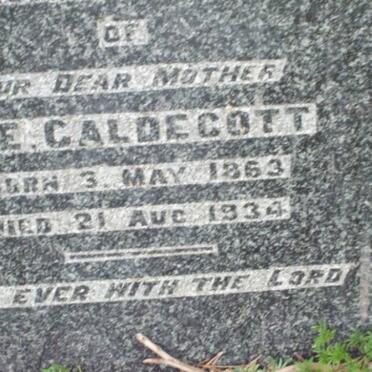 CALDECOTT F.E. 1863-1934