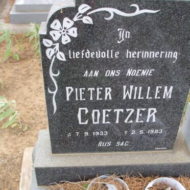 COETZER Pieter Willem 1933-1983