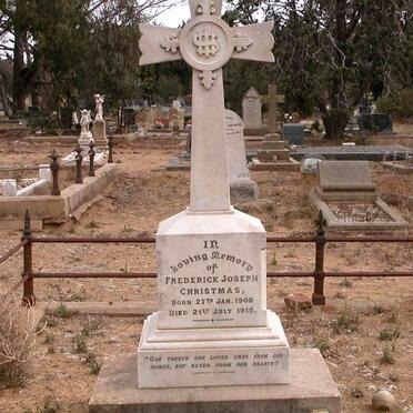 CHRISTMAS Frederick Joseph 1908-1915