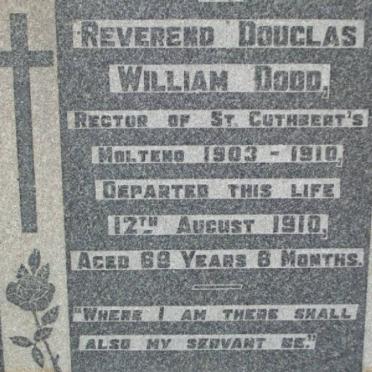 DODD Douglas William -1910