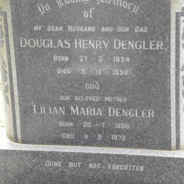 DENGLER Douglas Henry 1894-1950 &amp; Lilian Maria 1896-1979