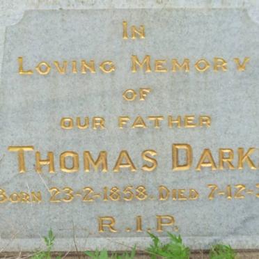 DARKE Thomas 1858-1934