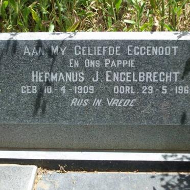 ENGELBRECHT Hermanus .J 1909-1965