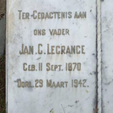 GRANGE Jan C., le 1870-1942