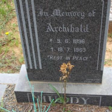 HUDDY Archibald 1896-1963