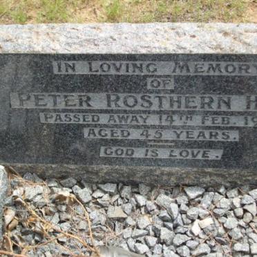 HOPE Peter Rosthern -1934