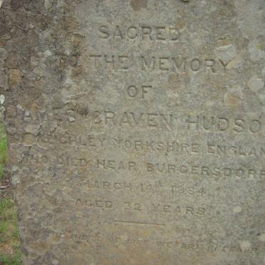 HUDSON James Craven -1884