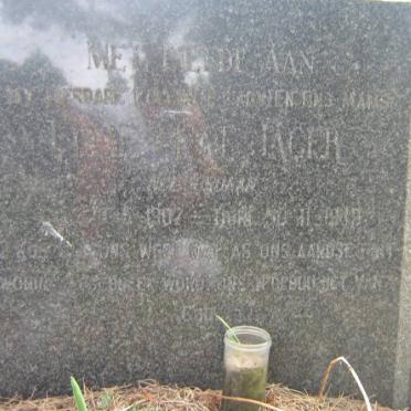 JAGER ?, de 1907-1939