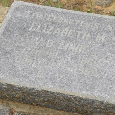 LINDE Elizabeth M.S., v.d 1869-1958