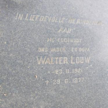 LOUW Walter 1921-1977