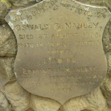 MANLEY Oswald G. -1895 :: MANLEY Edmond J. -1878