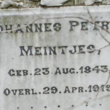 MEINTJES Johannes Petrus 1843-1919