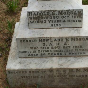 MORGAN Harold G. -1918 :: MORGAN Rowland V. -1918