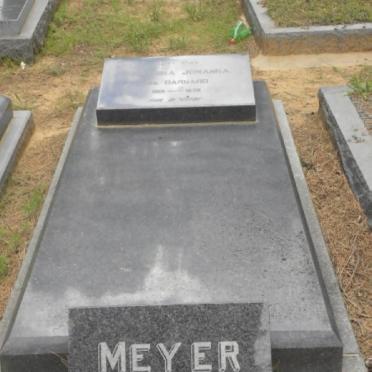 MEYER Salomina Johanna nee BARNARD 1901-1972 