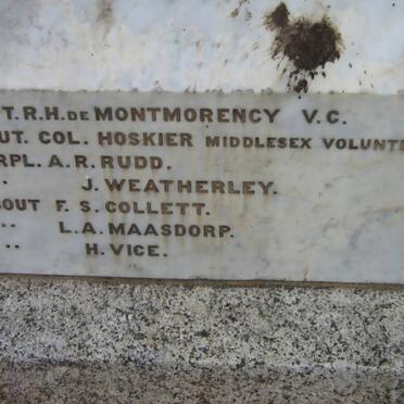 MONTMORENCY R.H., de -1900