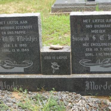 MEINTJES Pieter W.R. 1885-1949 &amp; Susarah S.C. ENGELBRECHT 1893-1962