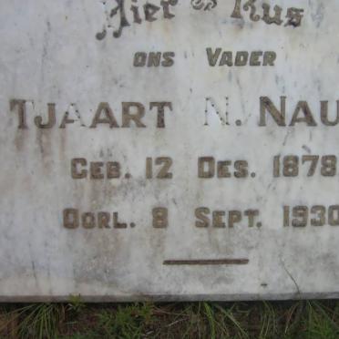 NAUDE Tjaart N. 1878-1930