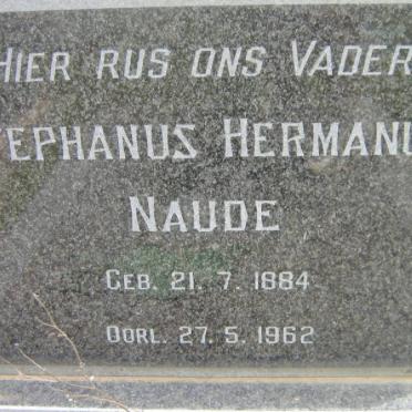 NAUDE Stephanus Hermanus 1884-1962