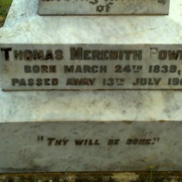 POWELL Thomas Meredith 1939-1901