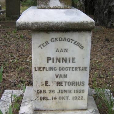 PRETORIUS Pinnie 1920-1922