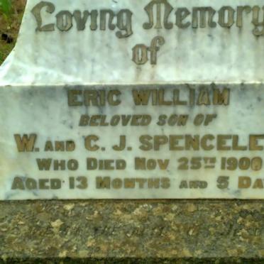 SPENCELEY Eric William -1900