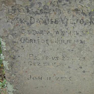 VILJOEN Izak Daniel 1867-1933