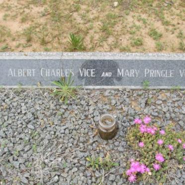 VICE Albert Charles &amp; Mary PRINGLE