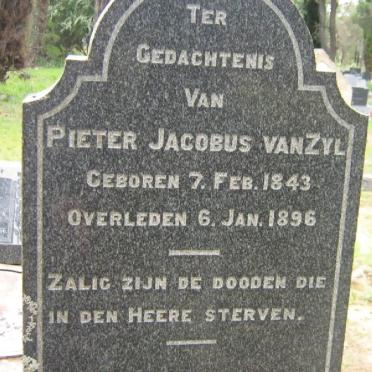 ZYL Pieter Jacobus, van 1843-1896