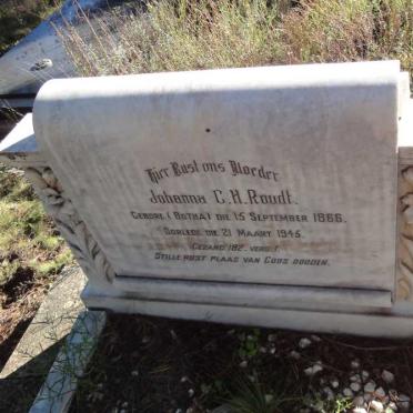 ROODT Johanna C.H. nee BOTHA 1866-1945