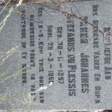 PLESSIS Okker Johannes Stefanus, du 1857-195?