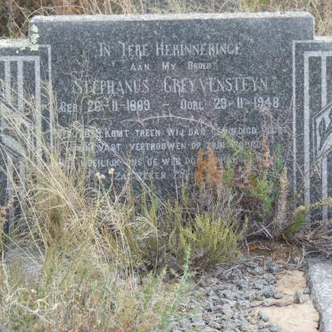 GREYVENSTEYN Stephanus 1889-1948