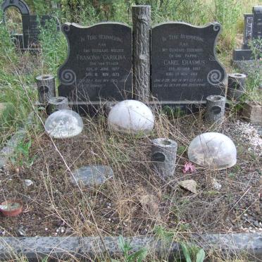 MERWE Carel Erasmus, van der 1883-1965 &amp; Francina Carolina VAN STADEN 1877-1973 