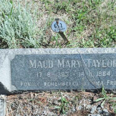 TAYLOR Maud Mary 1883-1964