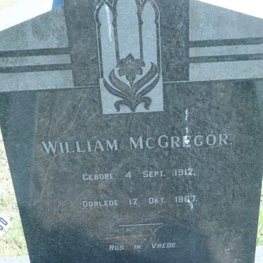 McGREGOR William 1912-1967