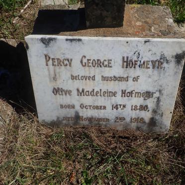 HOFMEYR Percy George 1880-1918