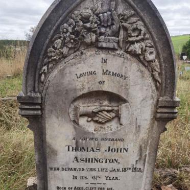 ASHINGTON Thomas John -1918