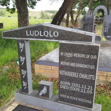 LUDLOLO Nothandekile Charlotte 1951-2009