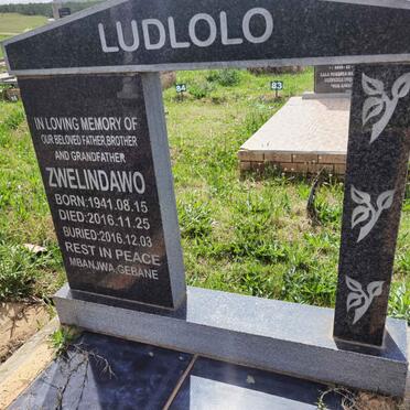 LUDLOLO Zwelindawo 1941-2016