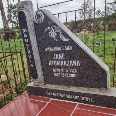 MAGEBULA Jane Ntombazana 1923-2007