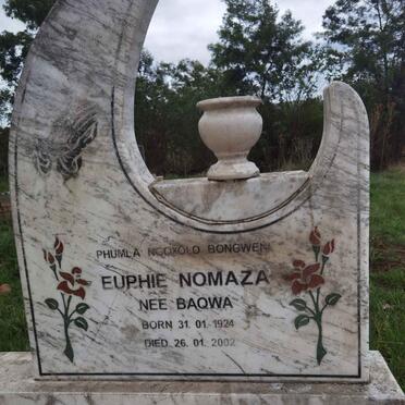 NTSHIBA Euphie Nomaza nee BAQWA 1924-2002