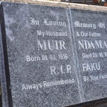 NDAMASE Muir 1916-1983