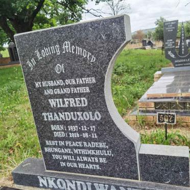 NKONDLWANE Wilfred Thanduxolo 1937-2016